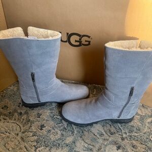UGG Barlow Grey Suede Boots
